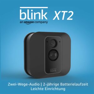 Die neue Blink XT2 – kabellose, witterungsbeständige HD-Sicherheitskamera mit zwei Jahren Batterielaufzeit und Bewegungserfassung | System mit einer Kamera